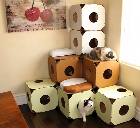 arbre a chat en carton